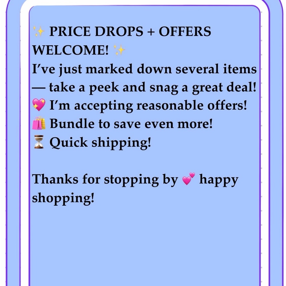 Price reductions!!!
